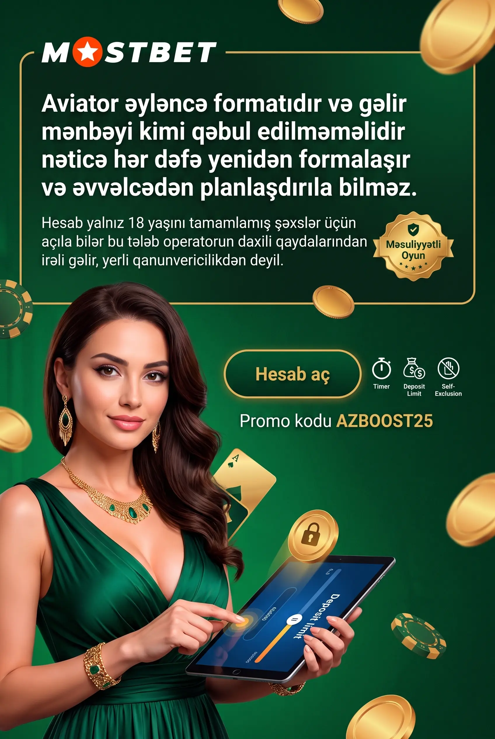 Məsuliyyətli oyun və 18 yaş limiti