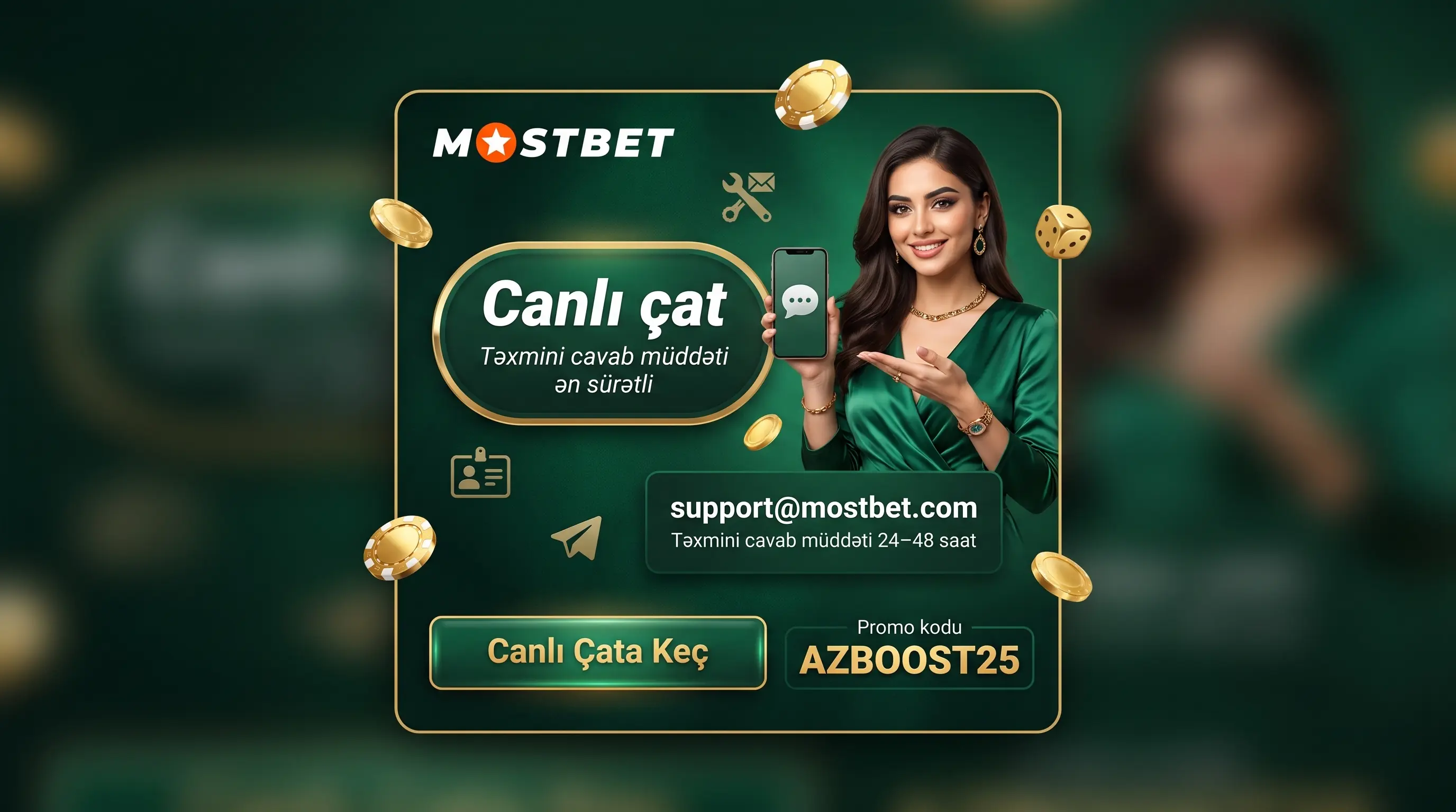 Mostbet dəstək xidməti ilə əlaqə kanalları və cavab müddəti