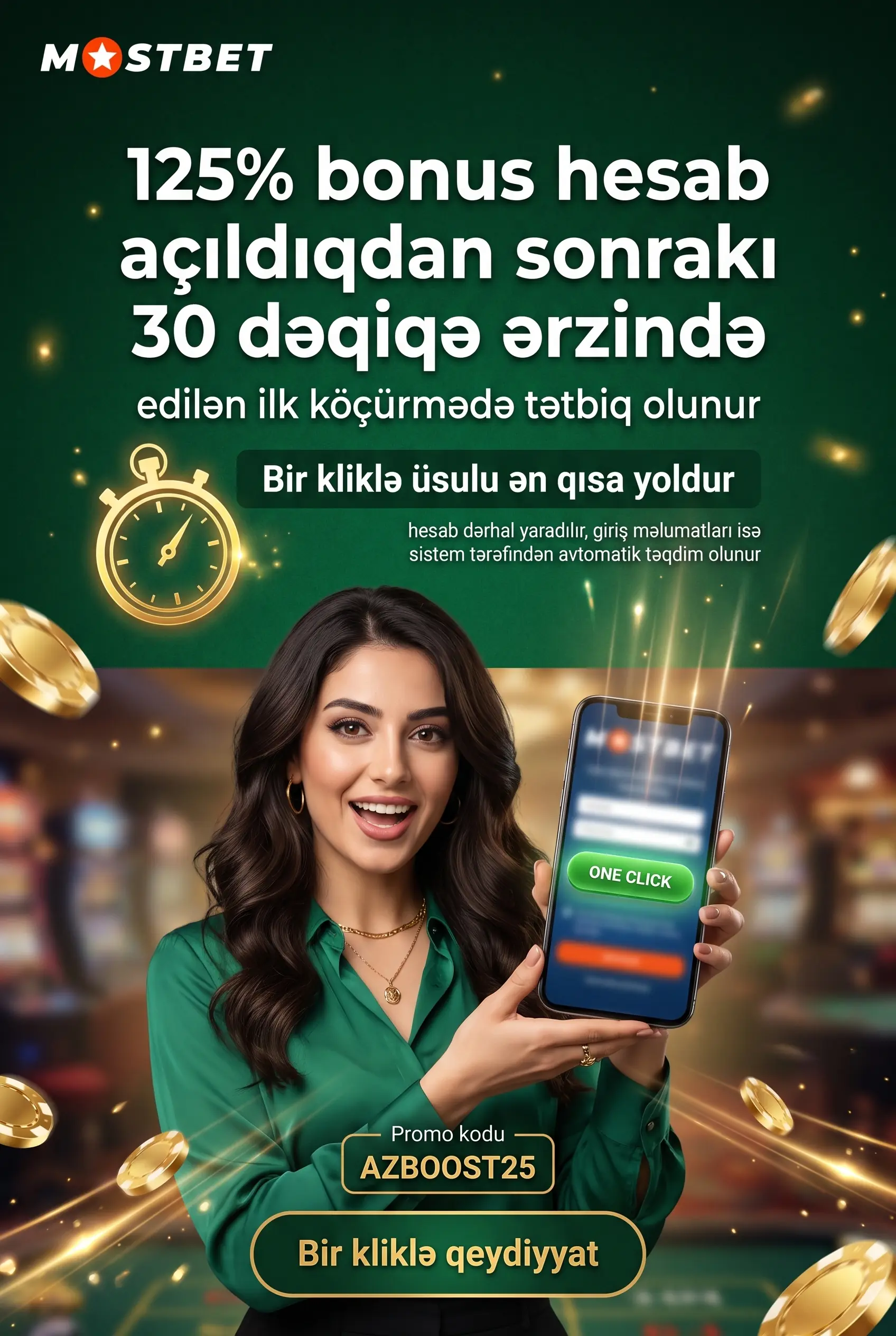 Qeydiyyat mərhələləri və hesabın açılması