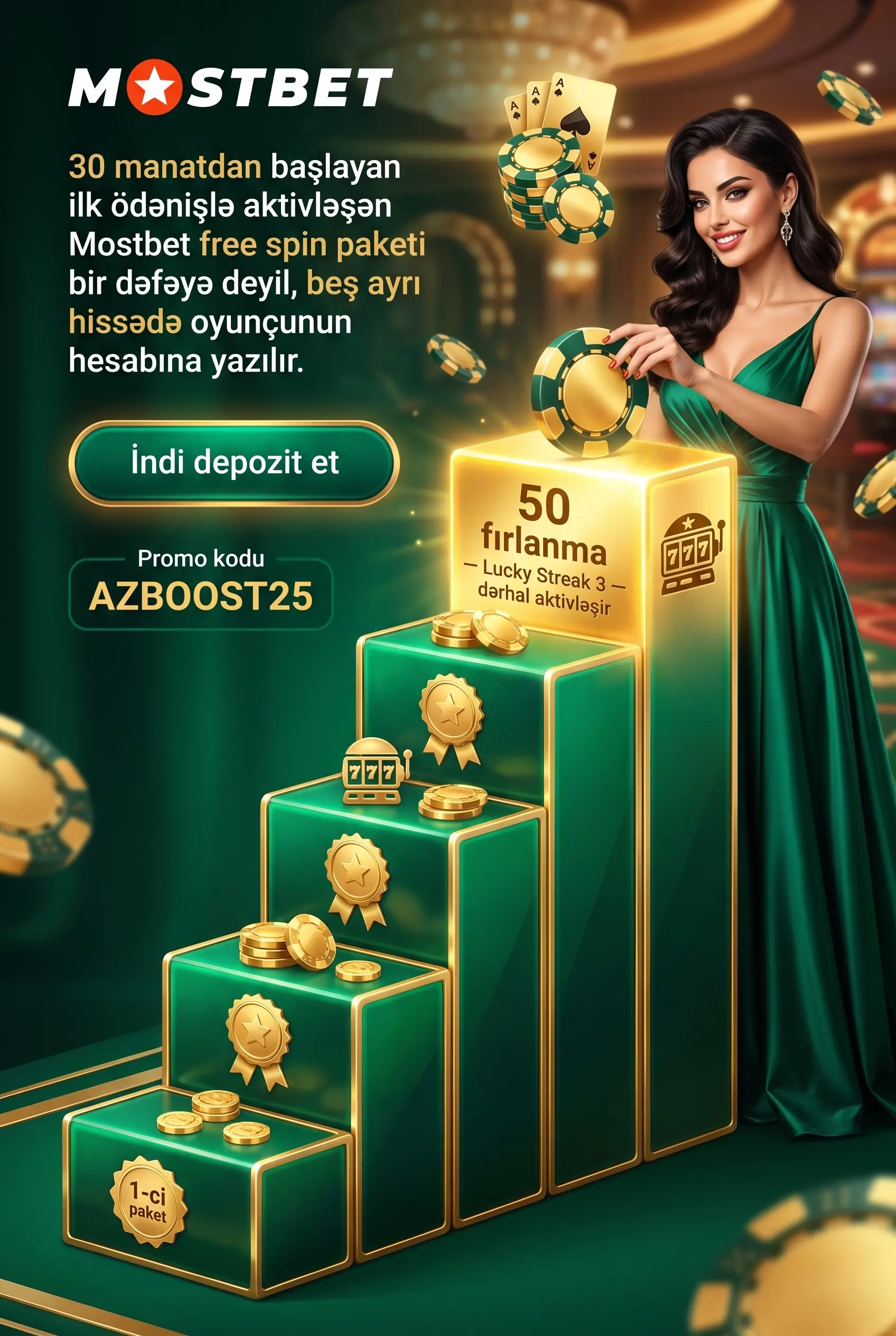250 pulsuz fırlanmanın paylanma qaydası