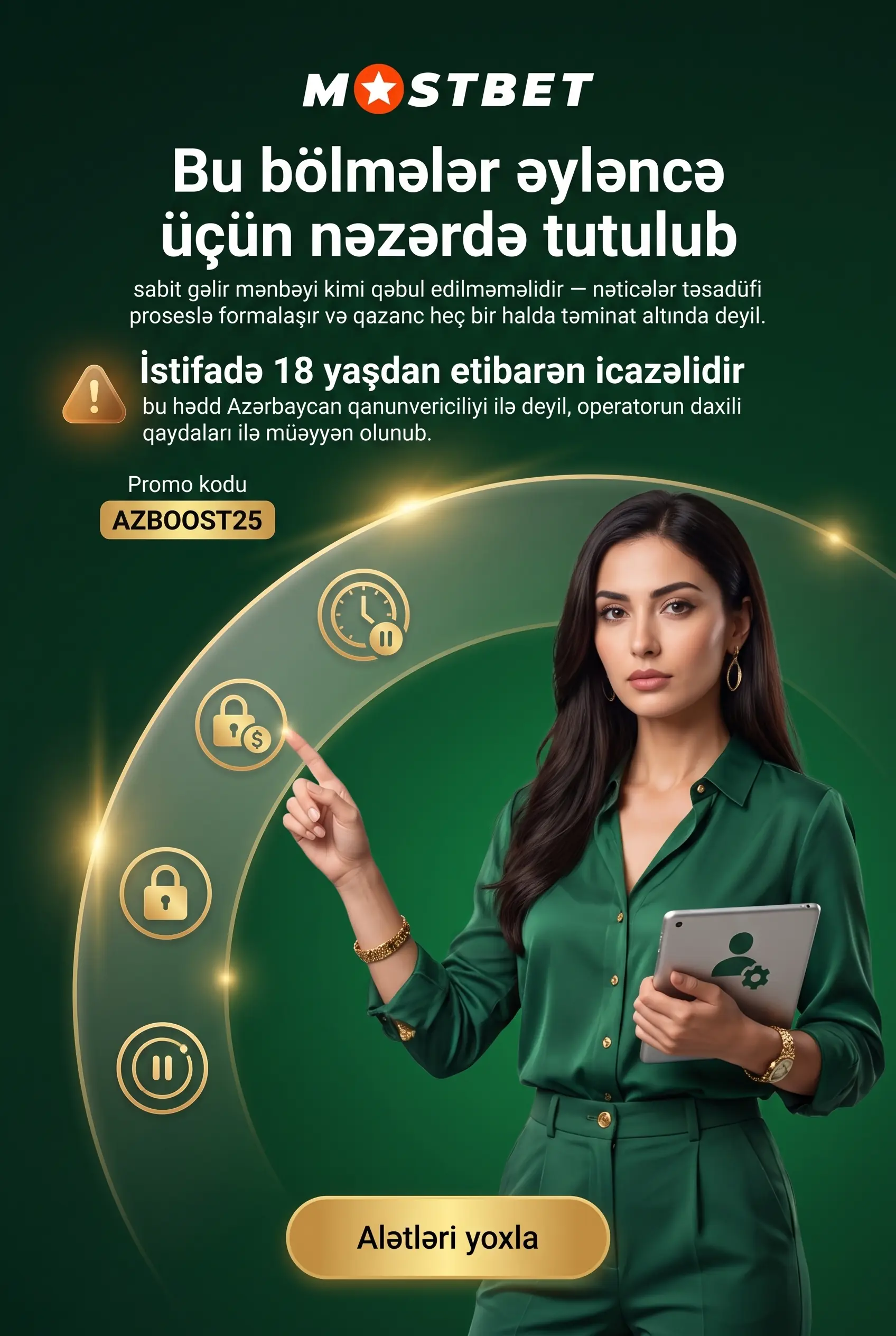 Mostbet casino məsuliyyətli oyun və 18 yaş həddi