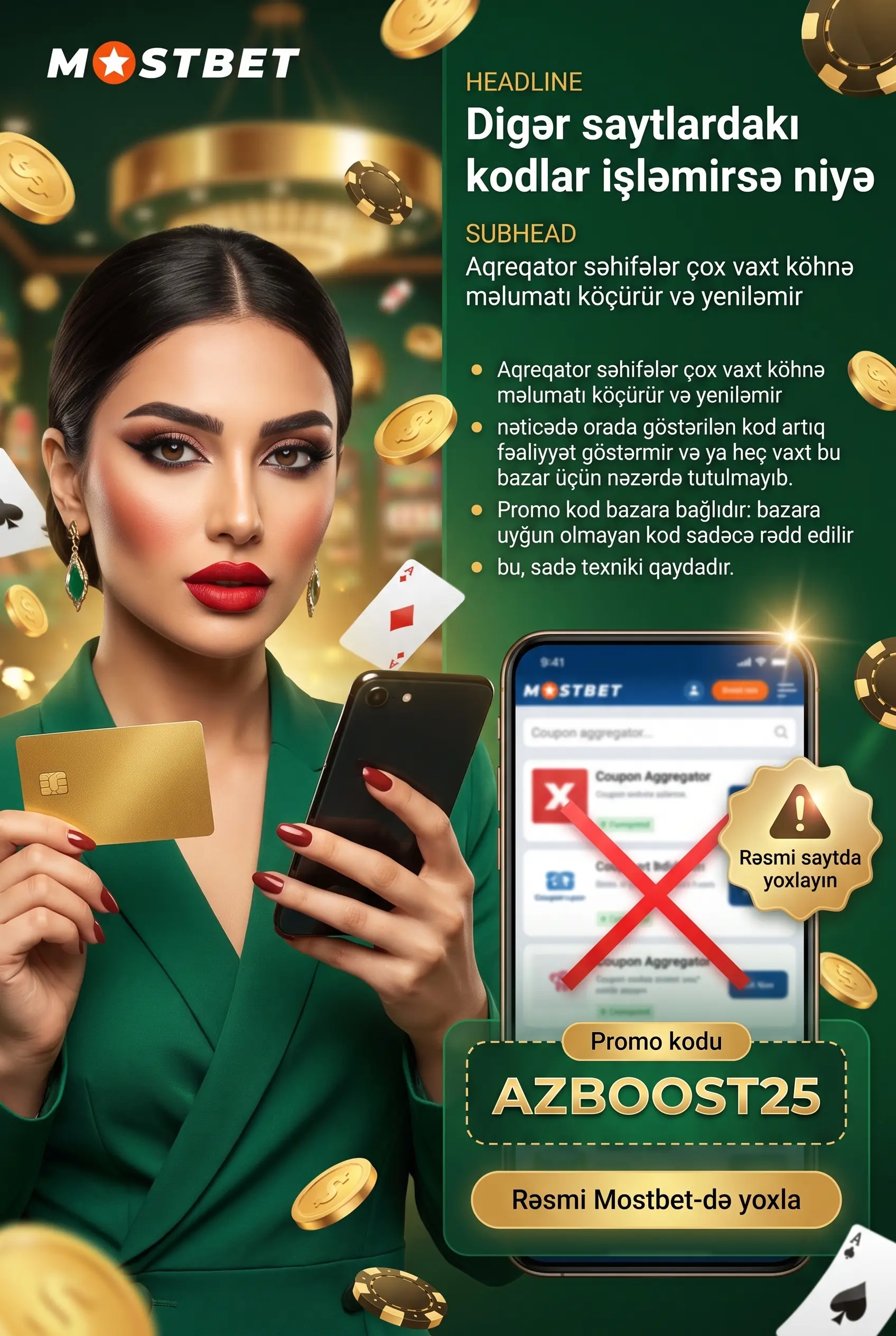 Başqa saytlardakı promokodlar niyə boşa çıxır