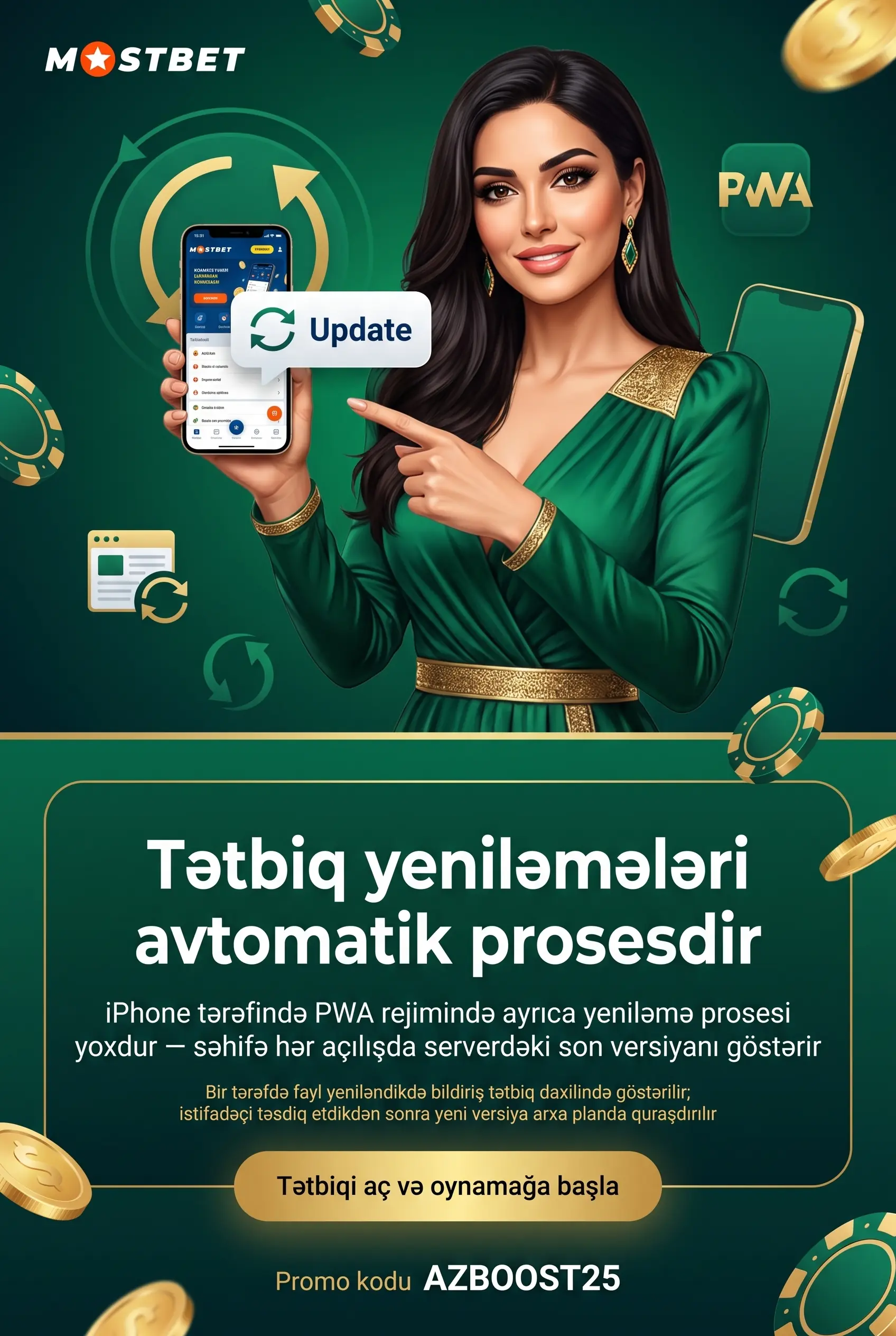Tətbiqin yenilənmə qaydası