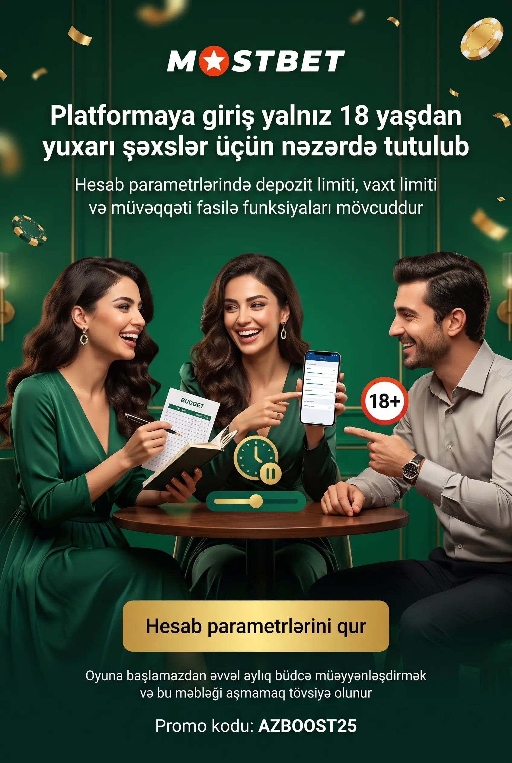 Məsuliyyətli oyun Responsible Gaming